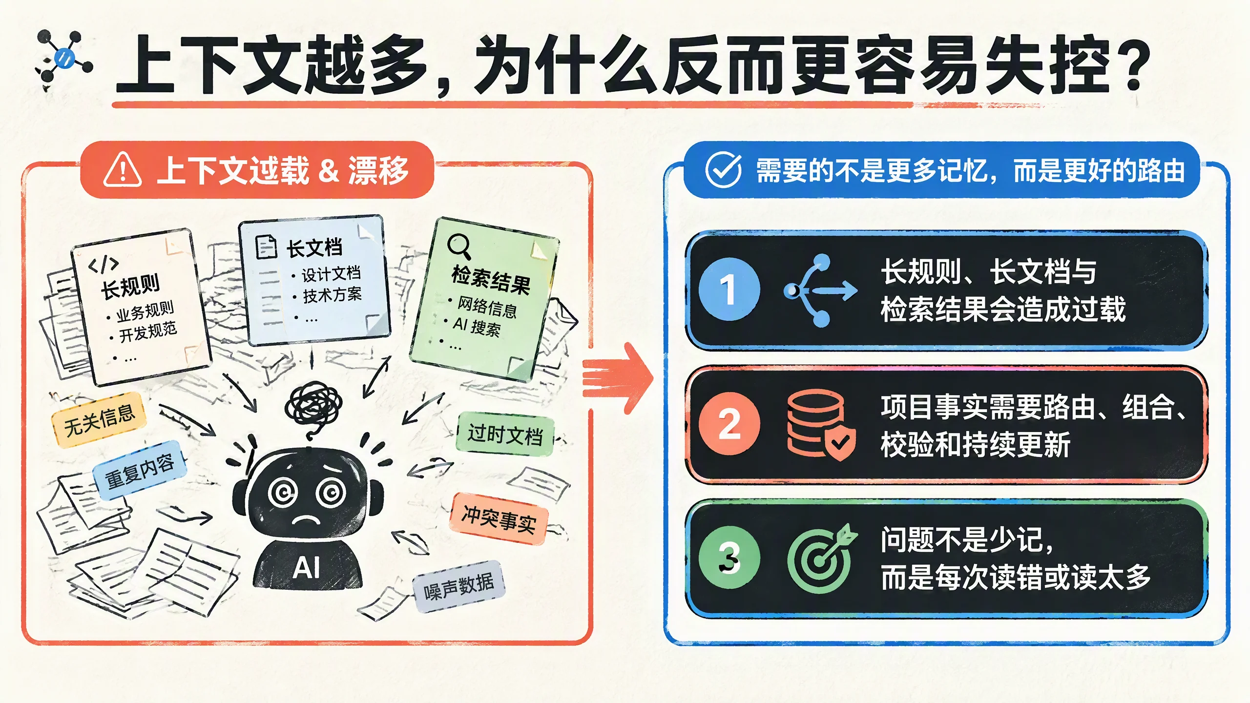 上下文越多为什么反而更容易失控